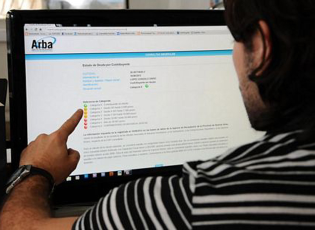 ARBA. Nuevo servicio web para contribuyentes.
